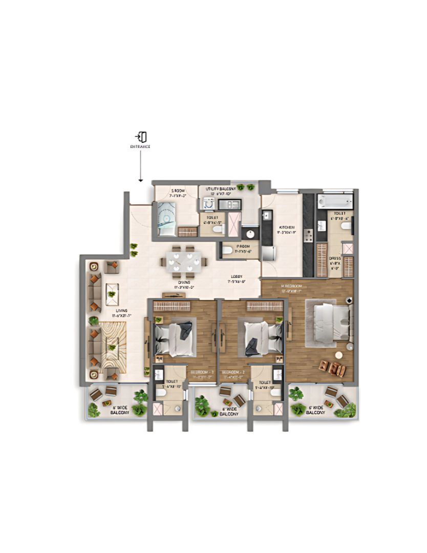 3BHK (Type- 02)