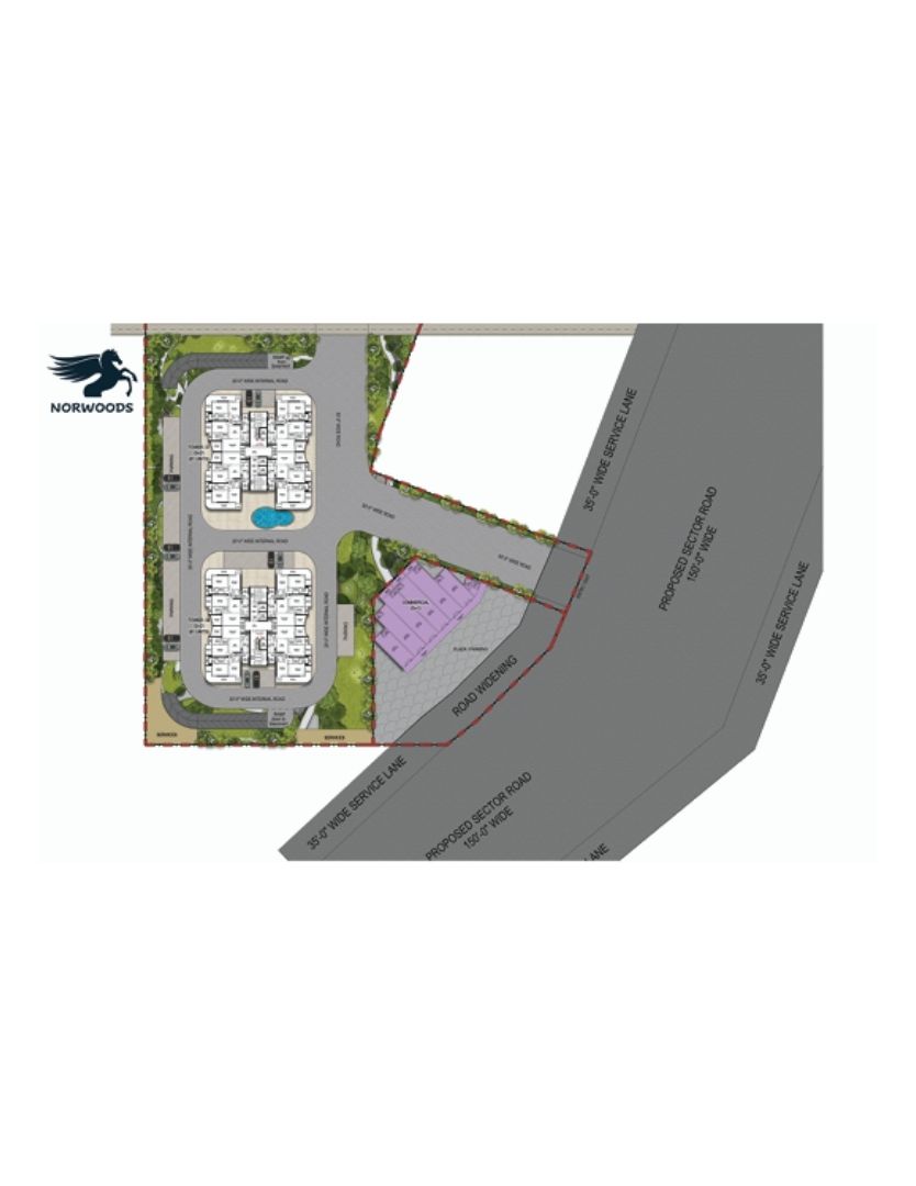 Site Plan Highland Norwoods
