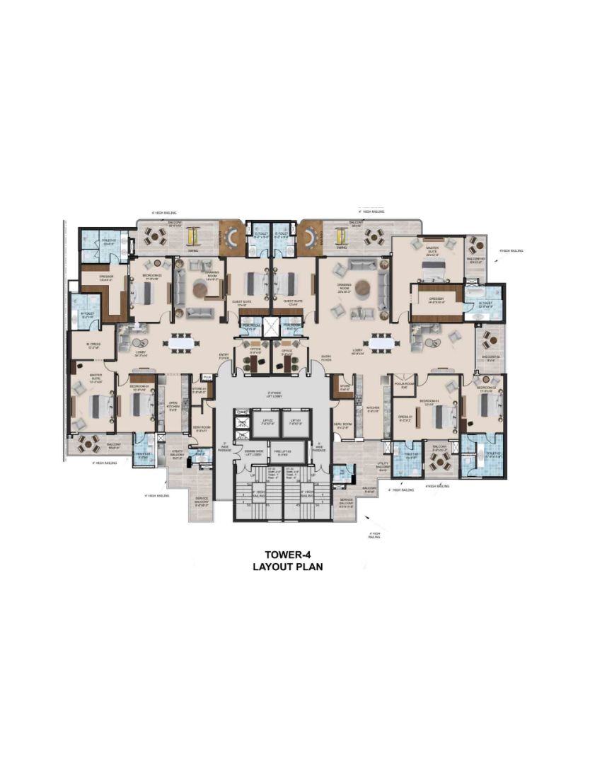 Tower 4 Layout