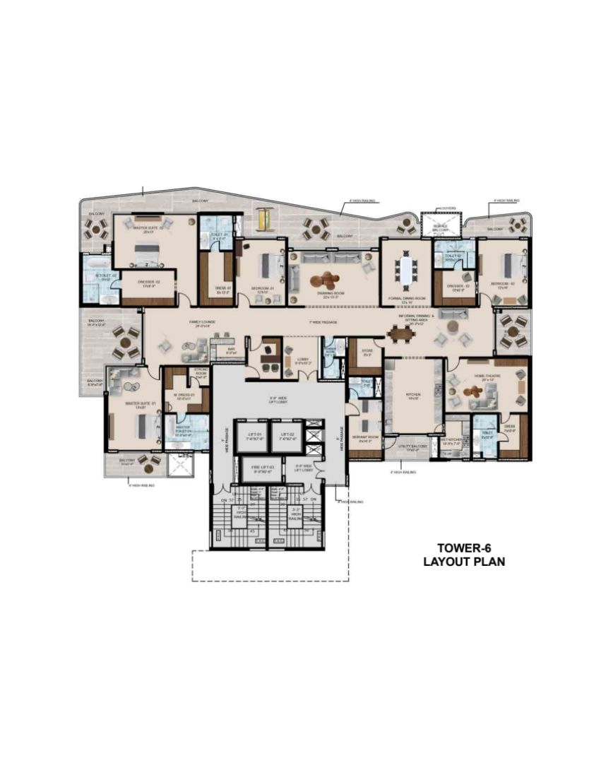 Tower 6 Layout