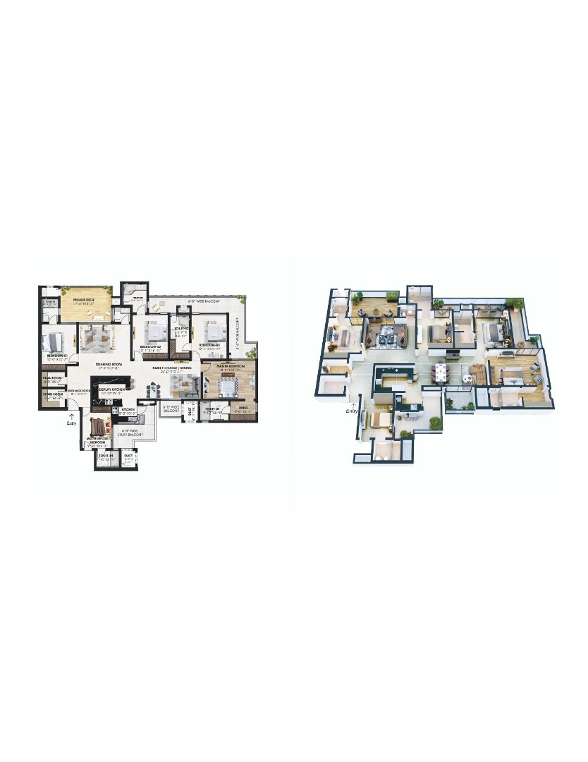 5 BHK Single Unit Plan - 02