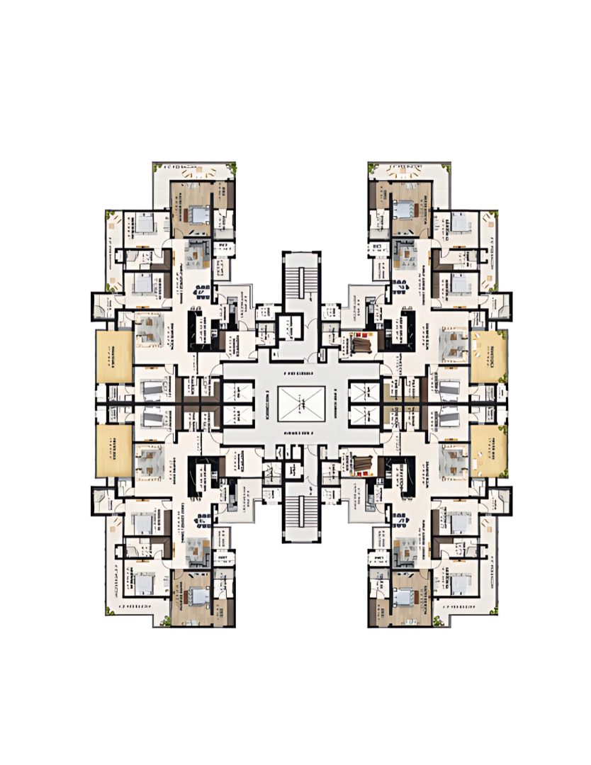 5BHK Cluster Floor Plan